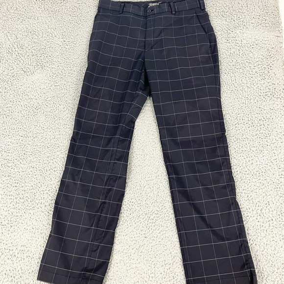 Nike Other - Nike Golf Pants Mens 34x32 Windowpane Tour Performance Dri-FIT Flat Front